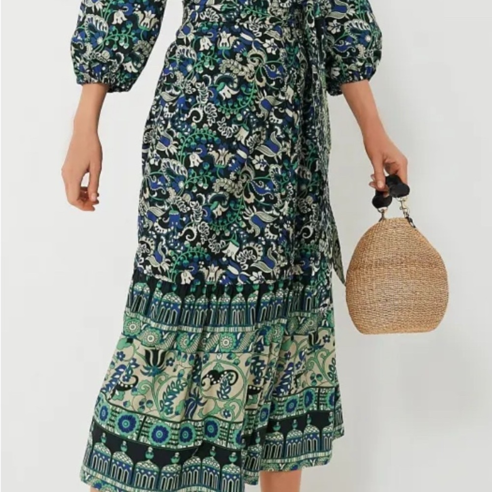 Tuckernuck Batik Floral Lyles dress size M